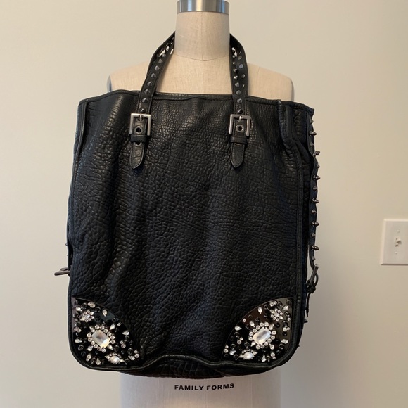 Philipp Plein handbag black with studs - Picture 1 of 6